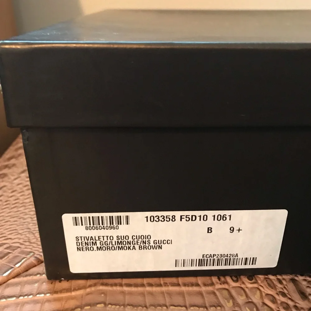 Gucci Black Heeled Boots - Picture 2 of 8